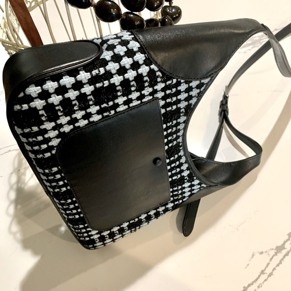 Kate Spade K4678 Blue Tweed Crossbody Purse NWOT - Picture 7 of 10